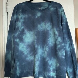 Blue tie dye everyday sweatshirt